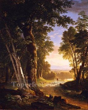  Brown Canvas - The Beeches landscape Asher Brown Durand woods forest